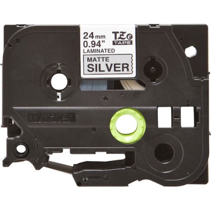 Brother Ταινία Ετικετογράφου 8m x 24mm σε Ασημί Χρώμα