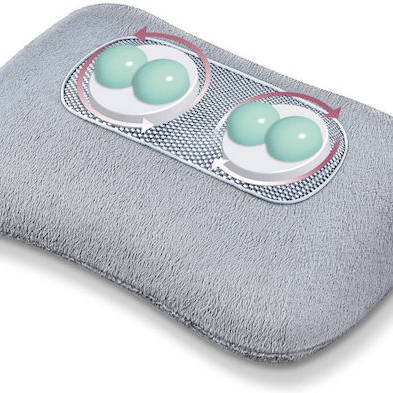 Beurer MG145 Μαξιλάρι Μασάζ Shiatsu για τον Αυχένα, τη Μέση & τα Πόδια με Λειτουργία Θέρμανσης Γκρι 64404