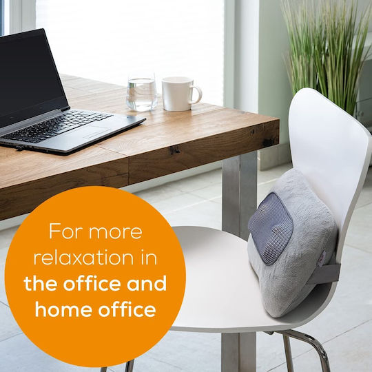 Beurer MG145 Μαξιλάρι Μασάζ Shiatsu για τον Αυχένα, τη Μέση & τα Πόδια με Λειτουργία Θέρμανσης Γκρι 64404