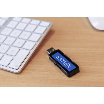 Brother TZe-535 Ταινία Ετικετογράφου 8m x 12mm σε Μπλε Χρώμα