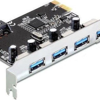 DeLock Κάρτα PCIe σε 4 θύρες USB 3.0