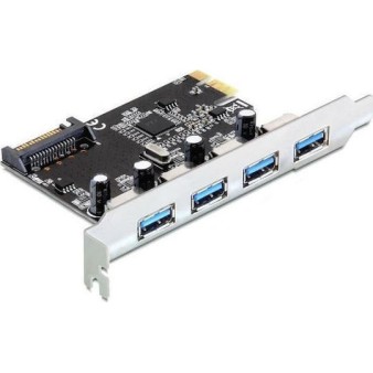 DeLock Κάρτα PCIe σε 4 θύρες USB 3.0
