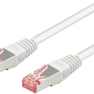 Goobay S/FTP Cat.6 Καλώδιο Δικτύου Ethernet 20m Λευκό 1τμχ