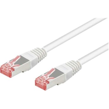 Goobay S/FTP Cat.6 Καλώδιο Δικτύου Ethernet 20m Λευκό 1τμχ