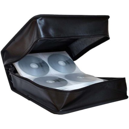 MediaRange Φορητή Θήκη CD & DVD BOX95 Synthetic Leather Black 400 Θέσεων