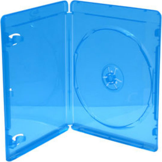 MediaRange DVD Box για 1 Δίσκο με Διάφανη Πρόσοψη σε Μπλε Χρώμα 5τμχ