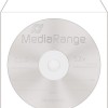 MediaRange Φάκελος για 1 Δίσκο σε Λευκό Χρώμα 100τμχ