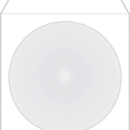 MediaRange Φάκελος για 1 Δίσκο σε Λευκό Χρώμα 100τμχ