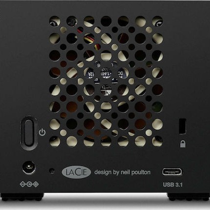 Lacie 2Big Raid Thunderbolt 3 / USB-C Εξωτερικός HDD 28TB Multi-Bay Μαύρο