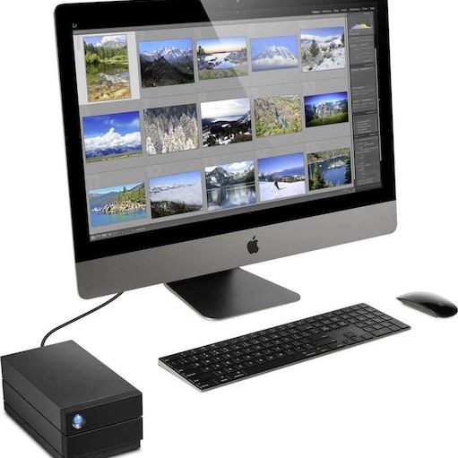 Lacie 2Big Raid Thunderbolt 3 / USB-C Εξωτερικός HDD 28TB Multi-Bay Μαύρο