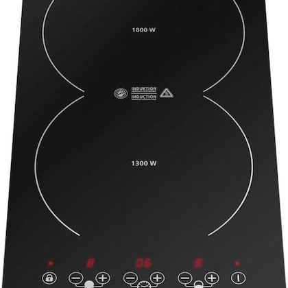 Steba IK 200 Επιτραπέζια Εστία Κεραμική Διπλή Μαύρη