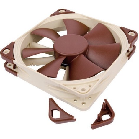 Noctua NF-F12 Case Fan 120mm με Σύνδεση 4-Pin PWM Καφέ