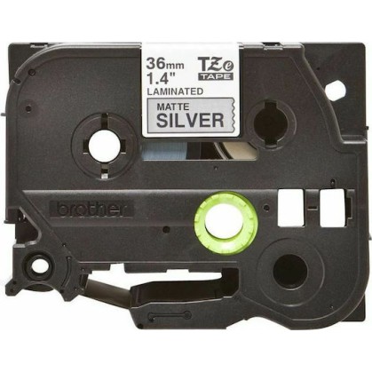 Brother Ταινία Ετικετογράφου 8m x 36mm σε Ασημί Χρώμα