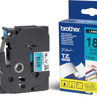 Brother Ταινία Ετικετογράφου 8m x 18mm σε Μπλε Χρώμα