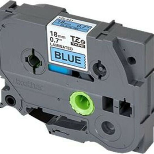 Brother Ταινία Ετικετογράφου 8m x 18mm σε Μπλε Χρώμα