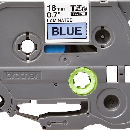 Brother Ταινία Ετικετογράφου 8m x 18mm σε Μπλε Χρώμα