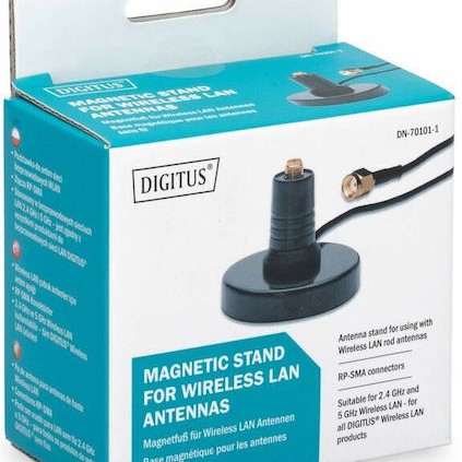 Digitus Στήριξη Κεραίας Μαγνητική Βάση για Wireless LAN Antennas DN-70101-1