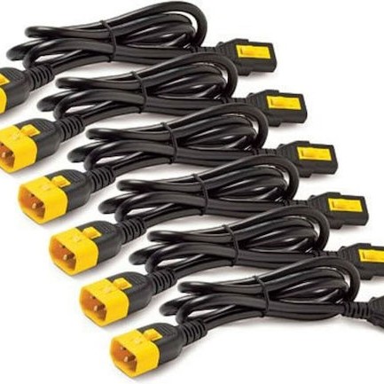 APC IEC C13 - IEC C14 Cable 0.61m Μαύρο AP8702S-WW