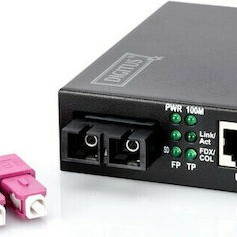Digitus Fast Ethernet Media Converter, RJ45 / SC