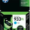 HP 933XL Γνήσιο Μελάνι Εκτυπωτή InkJet Κυανό (CN054AE)