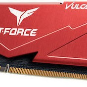 TeamGroup T-Force Vulcan Red DDR5 32GB RAM με 2x16GB Modules και Ταχύτητα 6000 για Desktop