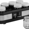 Rommelsbacher JG 40 Γιαουρτομηχανή με Βαζάκια και Ψηφιακή Οθόνη 1.2lt Ασημί 40W