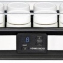 Rommelsbacher JG 40 Γιαουρτομηχανή με Βαζάκια και Ψηφιακή Οθόνη 1.2lt Ασημί 40W