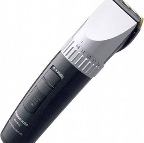 Panasonic Επαγγελματική Επαναφορτιζόμενη Κουρευτική Μηχανή Black/Silver ER-1512K801