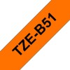 Brother TZe-B51 Ταινία Ετικετογράφου 5m x 24mm σε Πορτοκαλί Χρώμα