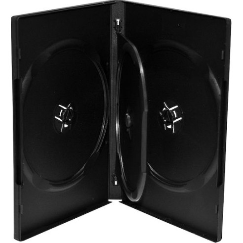 MediaRange DVD Box για 4 Δίσκους σε Μαύρο Χρώμα
