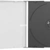 MediaRange CD Box για 1 Δίσκο με Διάφανη Πρόσοψη σε Μαύρο Χρώμα