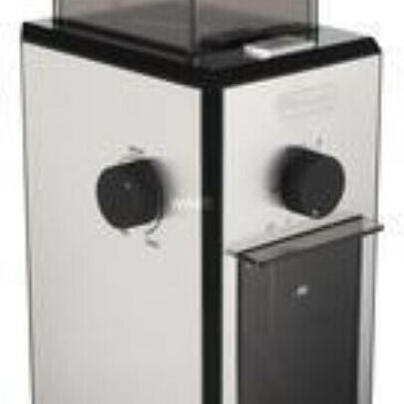 De'Longhi Ηλεκτρικός Μύλος Καφέ 110W με Χωρητικότητα 120gr και 16 Επίπεδα Άλεσης Ασημί