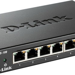 D-Link DGS-108 Unmanaged L2 Switch με 8 Θύρες Gigabit (1Gbps) Ethernet