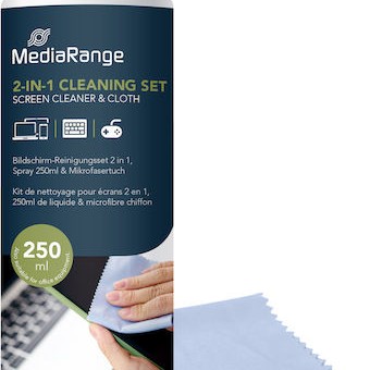 MediaRange Καθαριστικό Οθόνης Σπρέι Καθαρισμού Οθόνης 250ml
