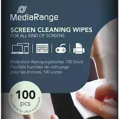 MediaRange Μαντηλάκια Καθαρισμού Οθόνης 100τμχ