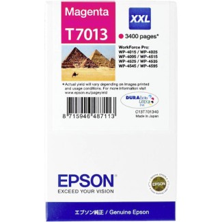 Epson T7013 Γνήσιο Μελάνι Εκτυπωτή InkJet Ματζέντα (C13T70134010)
