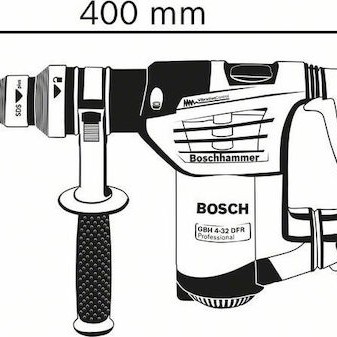 Bosch GBH 4-32 DFR Professional Κρουστικό Σκαπτικό Πιστολέτο Ρεύματος 900W με Υποδοχή SDS Plus