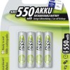 Ansmann Επαναφορτιζόμενες Μπαταρίες AAA Ni-MH 550mAh 1.2V 4τμχ