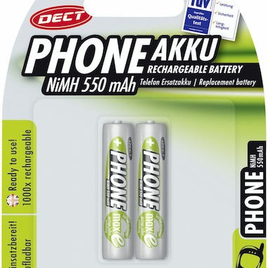 Ansmann Phone Επαναφορτιζόμενες Μπαταρίες AAA Ni-MH 550mAh 1.2V 2τμχ