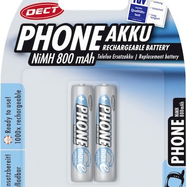 Ansmann Phone Επαναφορτιζόμενες Μπαταρίες AAA Ni-MH 800mAh 1.2V 2τμχ