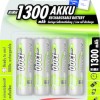 Ansmann Επαναφορτιζόμενες Μπαταρίες AA Ni-MH 1300mAh 1.2V 4τμχ