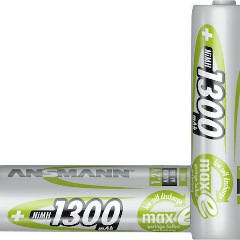 Ansmann Επαναφορτιζόμενες Μπαταρίες AA Ni-MH 1300mAh 1.2V 4τμχ