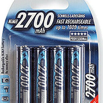 Ansmann Επαναφορτιζόμενες Μπαταρίες AA Ni-MH 2700mAh 1.2V 4τμχ