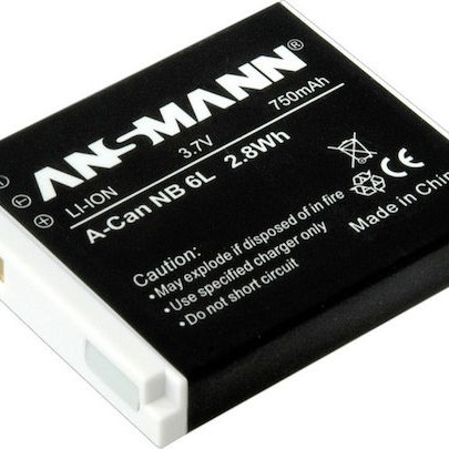 Ansmann Μπαταρία Φωτογραφικής Μηχανής A-Can NB 6 L Ιόντων-Λιθίου (Li-ion) 750mAh Συμβατή με Canon