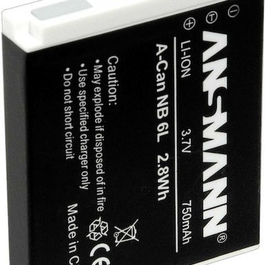 Ansmann Μπαταρία Φωτογραφικής Μηχανής A-Can NB 6 L Ιόντων-Λιθίου (Li-ion) 750mAh Συμβατή με Canon