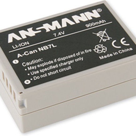 Ansmann Μπαταρία Φωτογραφικής Μηχανής A-Can NB-7L 5044523 Ιόντων-Λιθίου (Li-ion) 900mAh Συμβατή με Canon