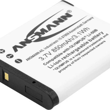 Ansmann Μπαταρία Φωτογραφικής Μηχανής A-Oly LI 50B Ιόντων-Λιθίου (Li-ion) 850mAh Συμβατή με Olympus