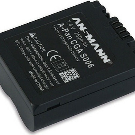 Ansmann Μπαταρία Φωτογραφικής Μηχανής A-Pan CGA-S 006 5022903 Ιόντων-Λιθίου (Li-ion) 750mAh Συμβατή με Panasonic