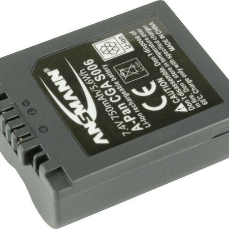 Ansmann Μπαταρία Φωτογραφικής Μηχανής A-Pan CGA-S 006 5022903 Ιόντων-Λιθίου (Li-ion) 750mAh Συμβατή με Panasonic