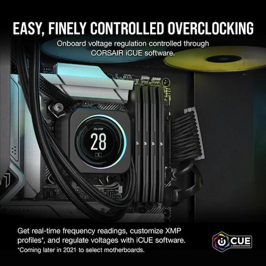 Corsair Vengeance DDR5 32GB RAM με 2x16GB Modules και Ταχύτητα 6400 για Desktop